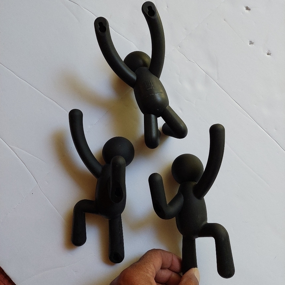 Umbra Buddy Wall Hook Trio (Black)
